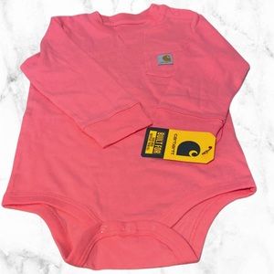 Carhartt KIDS' LONG-SLEEVE POCKET BODYSUIT size 18m